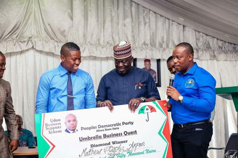 PDP Donates N1 Million To Winners Of The Maiden Edition Of The Umbrella Business Quest